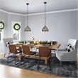 Chloe Lighting Sunniva Dragonfly 1-Light Glass/Metal Mini Pendant in Multi-Color