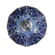 Chloe Lighting Sunniva Dragonfly 2-Light Glass Semi Flush Fixture in Multi-Color