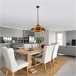 Chloe Lighting Serenity Victorian 2-Light Glass Hanging Pendant in Multi-Color