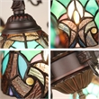 Chloe Lighting Liaison 5-Light Victorian Glass Large Chandelier in Multi-Color