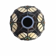 Chloe Lighting Liaison 5-Light Victorian Glass Chandelier in Multi-Color