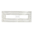 CWI Lighting Felicity 2 Tier Contemporary Metal LED Chandelier in Chrome