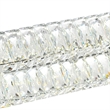 CWI Lighting Felicity 2 Tier Contemporary Metal LED Chandelier in Chrome