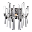 CWI Lighting Miroir 2 Light Transitional Metal Wall Light in Polished Nickel