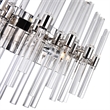 CWI Lighting Miroir 4 Light Transitional Metal Vanity Light in Polished Nickel