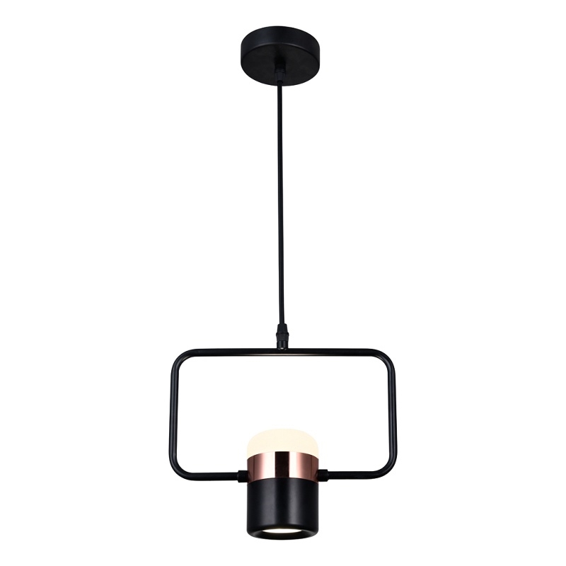 CWI Lighting Moxie Contemporary Metal LED Down Mini Pendant in Black