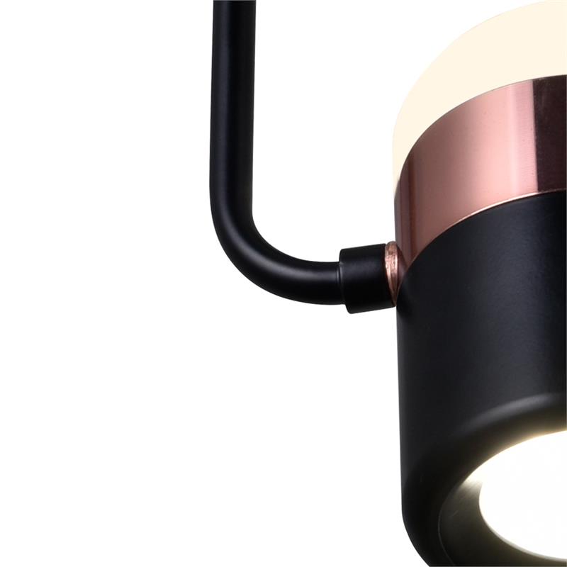 CWI Lighting Moxie Contemporary Metal LED Pool Table Light in Black