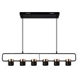 CWI Lighting Moxie Contemporary Metal LED Pool Table Light in Black