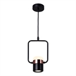 CWI Lighting Moxie Contemporary Metal LED Down Mini Pendant in Black