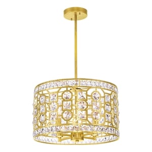 CWI Lighting Belinda 4 Light Transitional Metal Chandelier in Champagne Gold