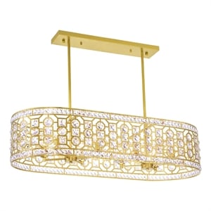 CWI Lighting Belinda 8 Light Transitional Metal Chandelier in Champagne Gold