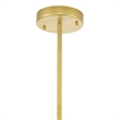CWI Lighting Belinda 1 Light Transitional Metal Pendant in Champagne Gold