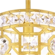 CWI Lighting Belinda 1 Light Transitional Metal Pendant in Champagne Gold