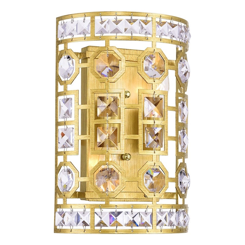CWI Lighting Belinda 2 Light Transitional Metal Wall Sconce in Champagne Gold