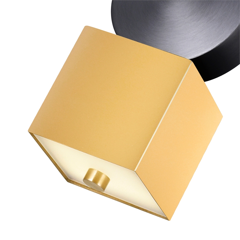 CWI Lighting Saleen Contemporary Metal LED Mini Pendant in Brass/Black