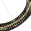 CWI Lighting Rosalina Contemporary Metal LED Chandelier in Matte Black