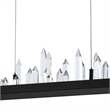 CWI Lighting Juliette Transitional Metal Chandelier with Dimmer in Black