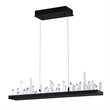 CWI Lighting Juliette Transitional Metal Chandelier with Dimmer in Black