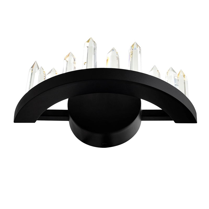 CWI Lighting Juliette Transitional Metal LED Wall Sconce in Black