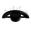 CWI Lighting Juliette Transitional Metal LED Wall Sconce in Black