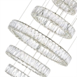 CWI Lighting Madeline Contemporary Metal LED Chandelier in Chrome