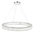 CWI Lighting Madeline Contemporary Metal LED Chandelier in Chrome