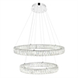 CWI Lighting MadelineContemporary Metal Chandelier in Chrome
