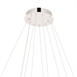 CWI Lighting MadelineContemporary Metal Chandelier in Chrome