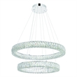 CWI Lighting MadelineContemporary Metal Chandelier in Chrome
