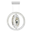 CWI Lighting Celina Contemporary Metal LED Chandelier in Chrome