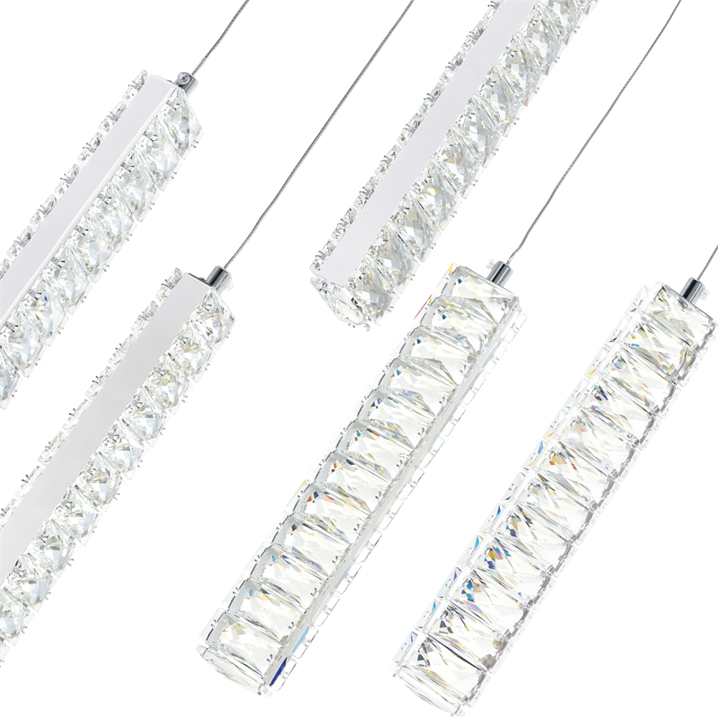 CWI Lighting Celina Contemporary Metal Chandelier with Dimmer in Chrome