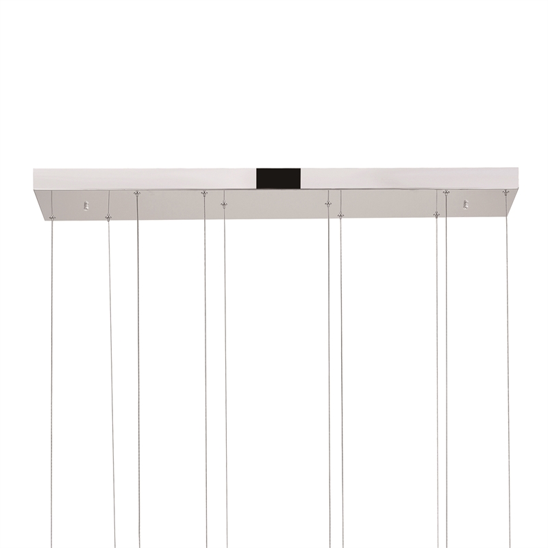 CWI Lighting Celina Contemporary Metal LED Chandelier in Chrome