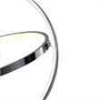 CWI Lighting Colette Contemporary Metal LED Chandelier in Chrome