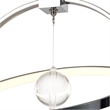 CWI Lighting Colette Contemporary Metal LED Chandelier in Chrome