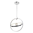 CWI Lighting Colette Contemporary Metal LED Chandelier in Chrome