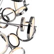 CWI Lighting Colette 3Contemporary Metal LED Chandelier in Chrome