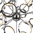 CWI Lighting Colette 3Contemporary Metal LED Chandelier in Chrome