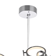 CWI Lighting Colette 3Contemporary Metal LED Chandelier in Chrome