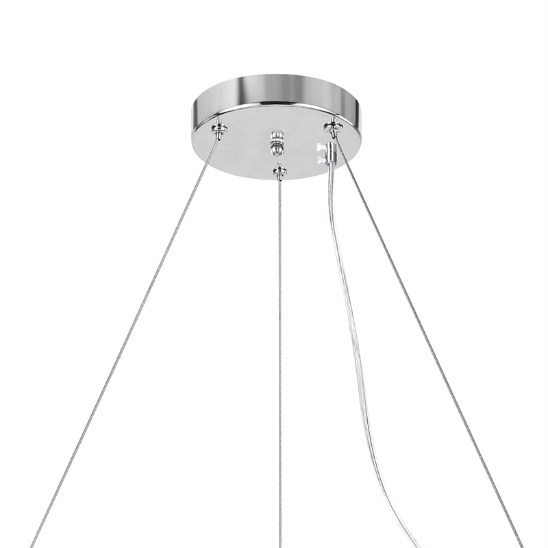 CWI Lighting Veronique 12 Light Contemporary Metal Chandelier in Chrome