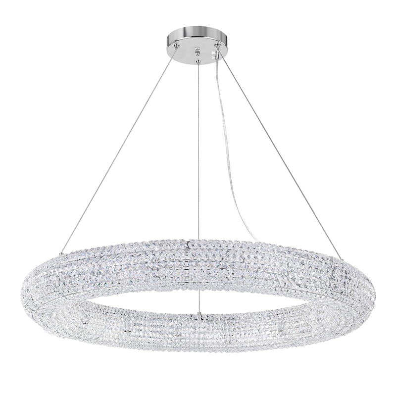 CWI Lighting Veronique 16 Light Contemporary Metal Chandelier in Chrome