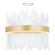 CWI Lighting Genevieve Transitional Metal LED Chandelier in Medallion Gold