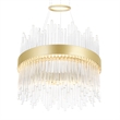 CWI Lighting Genevieve Transitional Metal LED Chandelier in Medallion Gold