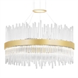 CWI Lighting Genevieve Transitional Metal LED Chandelier in Medallion Gold