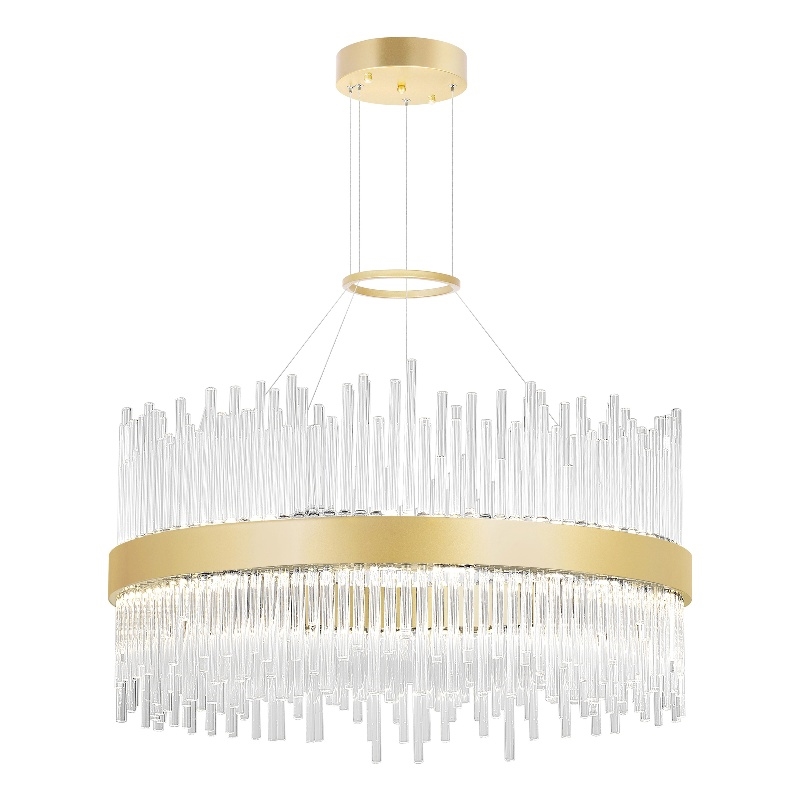 CWI Lighting Genevieve Transitional Metal LED Chandelier in Medallion Gold