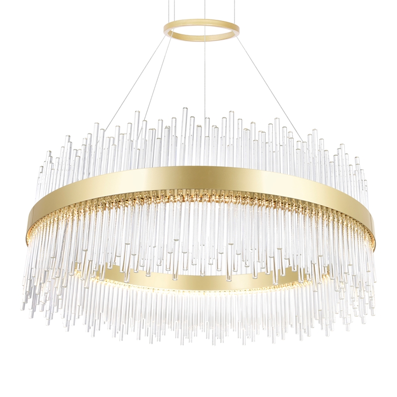 CWI Lighting GenevieveTransitional Metal LED Chandelier in Medallion Gold