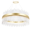 CWI Lighting GenevieveTransitional Metal LED Chandelier in Medallion Gold