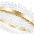 CWI Lighting GenevieveTransitional Metal LED Chandelier in Medallion Gold