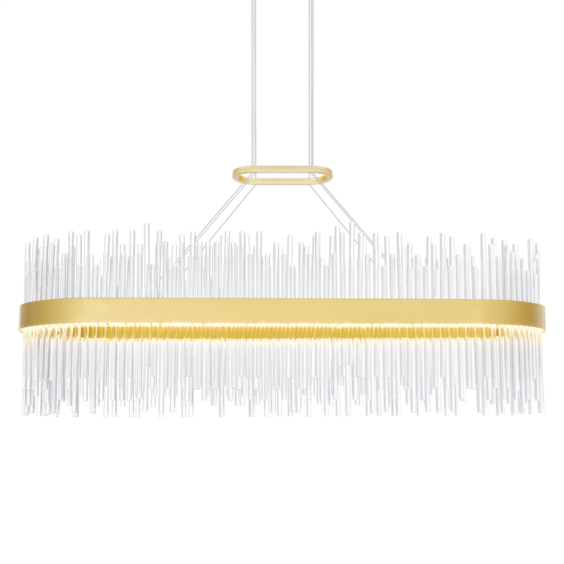 CWI Lighting Genevieve Transitional Metal LED Chandelier in Medallion Gold