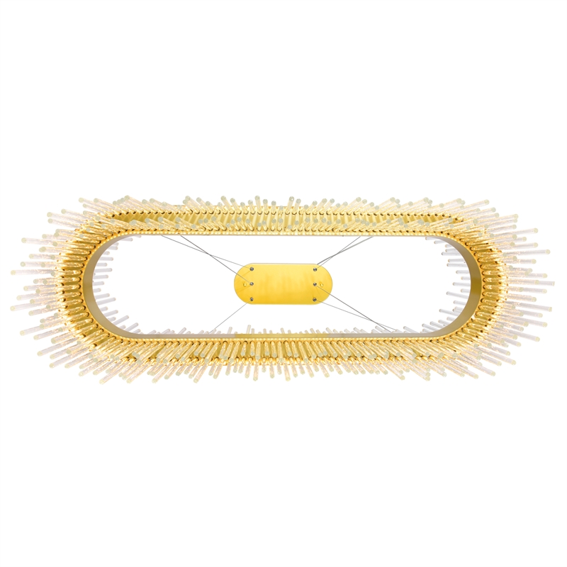 CWI Lighting Genevieve Transitional Metal LED Chandelier in Medallion Gold