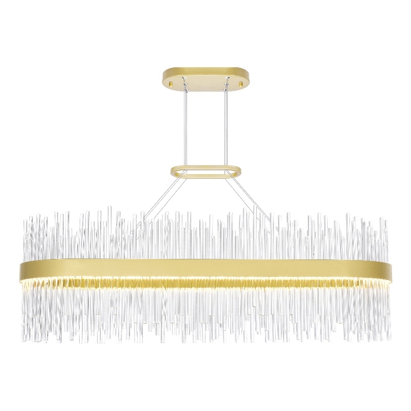 CWI Lighting Genevieve Transitional Metal LED Chandelier in Medallion Gold